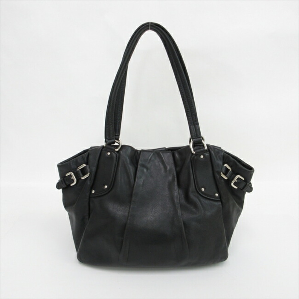 Prada Black Leather Tote Bag - Picture 2 of 10